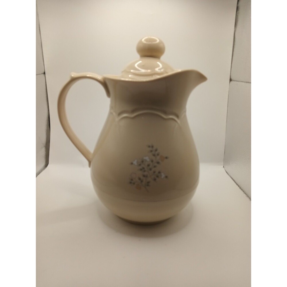 Pfaltzgraff Remembrance Floral Pattern Carafe Pitcher Thermos Plastic Vintage